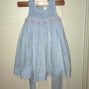 Baby girl smocked dress